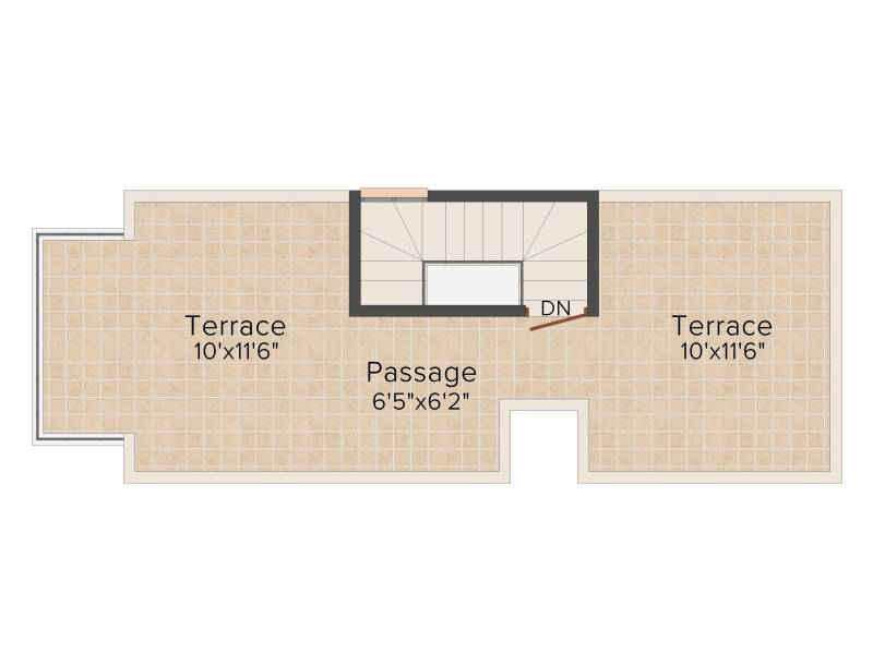 Dipti Residency (2BHK+2T (1,000 sq ft) 1000 sq ft)