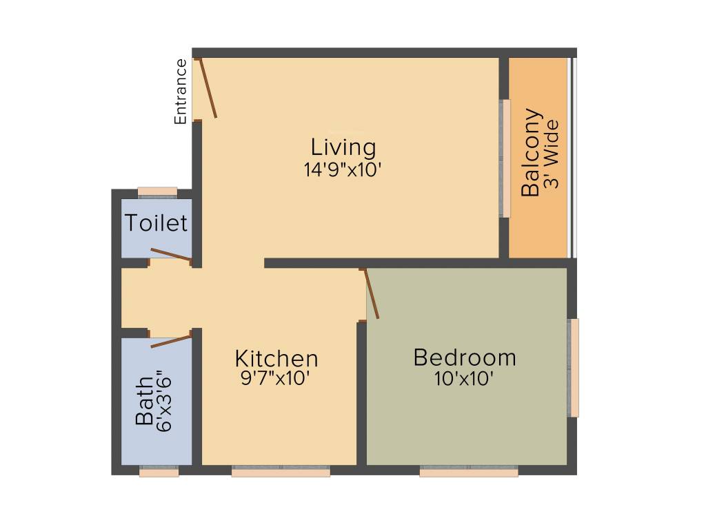 Pentagon Aadhya (1BHK+1T (556 sq ft) 556 sq ft) Pentagon Aadhya (1BHK+1T (556 sq ft) 556 sq ft)
