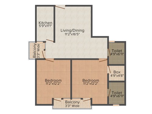 Ratan Solitaire (2BHK+2T (1,098 sq ft) 1098 sq ft) Ratan Solitaire (2BHK+2T (1,098 sq ft) 1098 sq ft)