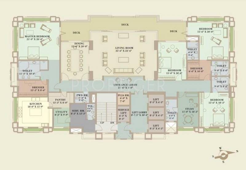 Orbit Villa ORB (5BHK+5T (7,700 sq ft)   Servant Room 7700 sq ft)
