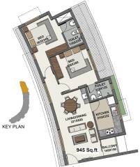 Malabar Bamboo Park (2BHK+2T (945 sq ft) 945 sq ft)