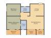 Mahaveer Cygnet (2BHK+2T (1,076 sq ft) 1076 sq ft)