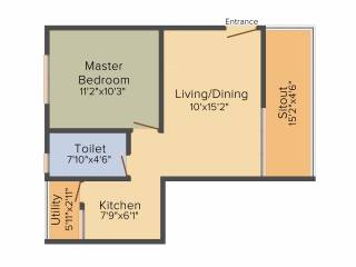 Mahaveer Cygnet (1BHK+1T (621 sq ft) 621 sq ft) Mahaveer Cygnet (1BHK+1T (621 sq ft) 621 sq ft)