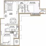 Angel Dreams (2BHK+2T (1,075 sq ft) 1075 sq ft)