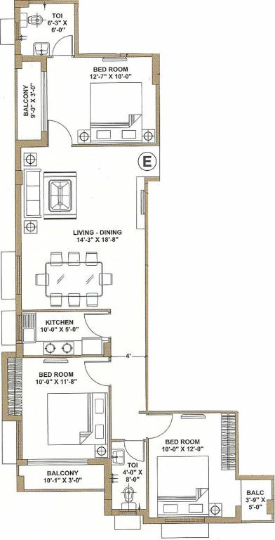 Angel Dreams (3BHK+2T (1,515 sq ft) 1515 sq ft) Angel Dreams (3BHK+2T (1,515 sq ft) 1515 sq ft)