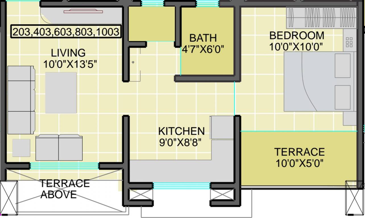 Shubhankar Durvaa (1BHK+1T (533 sq ft) 533 sq ft) Shubhankar Durvaa (1BHK+1T (533 sq ft) 533 sq ft)