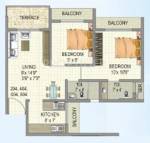 MK Vakratunda (2BHK+2T (644 sq ft) 644 sq ft)