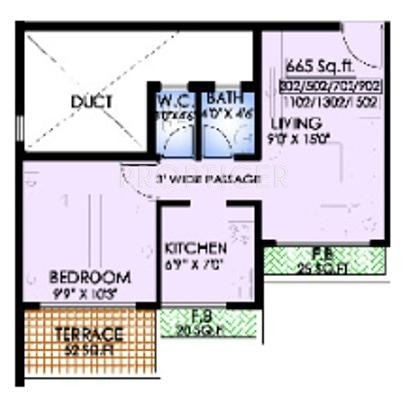MK Dev Heights (1BHK+1T (665 sq ft) 665 sq ft) MK Dev Heights (1BHK+1T (665 sq ft) 665 sq ft)