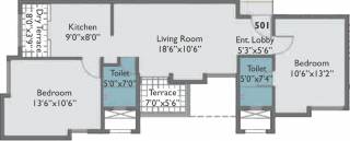 Antarkar And Joshi AJ Atulya (2BHK+2T (970 sq ft) 970 sq ft)