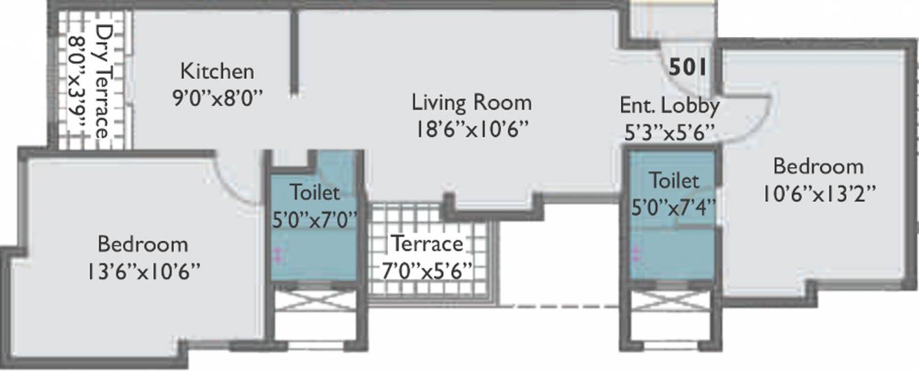 Antarkar And Joshi AJ Atulya (2BHK+2T (970 sq ft) 970 sq ft)