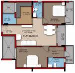 Sundar Krishna (2BHK+2T (1,160 sq ft) 1160 sq ft)  Sundar Krishna (2BHK+2T (1,160 sq ft) 1160 sq ft)