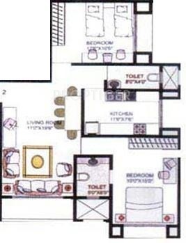 GHP Crystal Court (2BHK+2T (1,008 sq ft) 1008 sq ft) GHP Crystal Court (2BHK+2T (1,008 sq ft) 1008 sq ft)