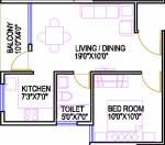 Aashish Green (1BHK+1T (540 sq ft) 540 sq ft) Aashish Green (1BHK+1T (540 sq ft) 540 sq ft)