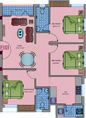 Aavaasa Builders Sankara Vijayam (3BHK+2T (1,064 sq ft) 1064 sq ft)