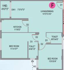 Prakash Builders Shivlok (2BHK+2T (880 sq ft) 880 sq ft) Prakash Builders Shivlok (2BHK+2T (880 sq ft) 880 sq ft)