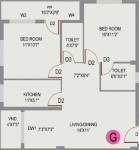 Prakash Builders Shivlok (2BHK+2T (944 sq ft) 944 sq ft)