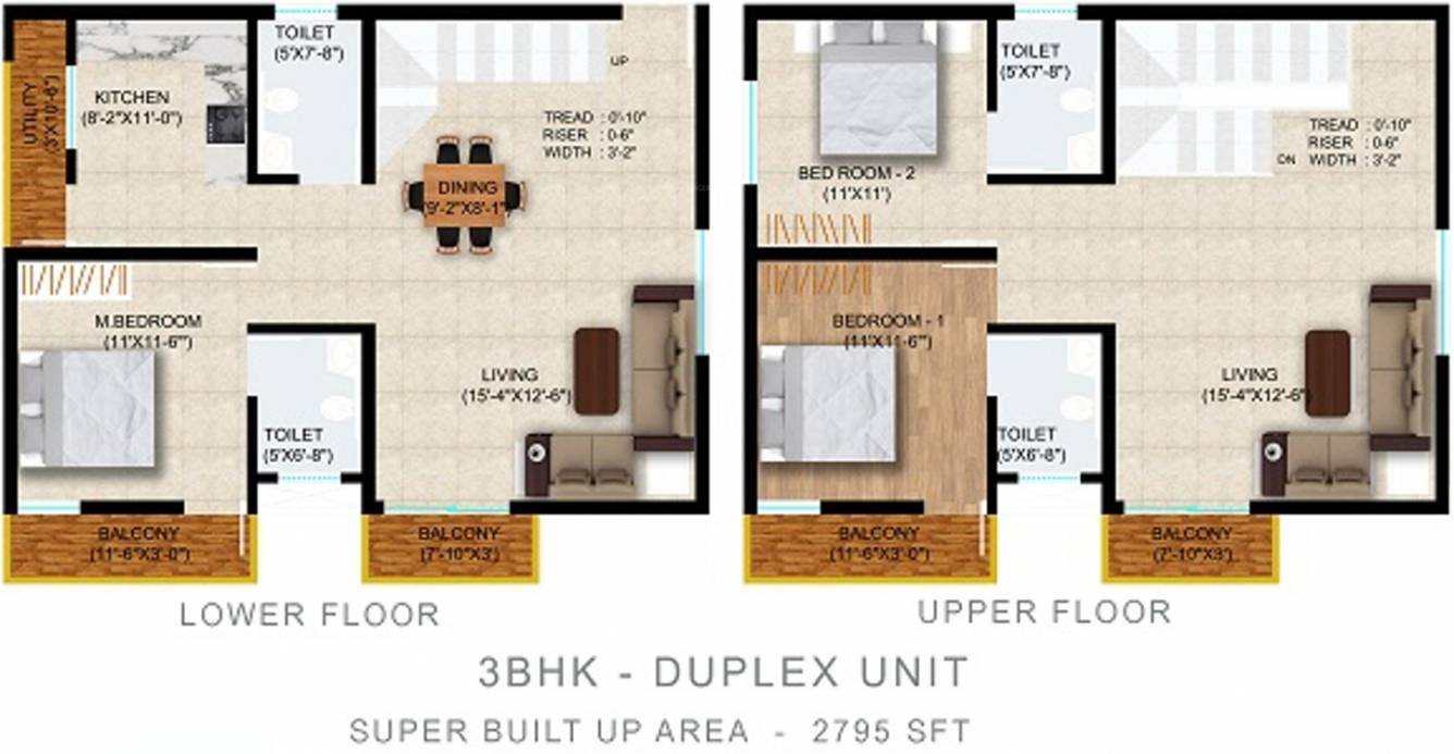 Narmada Developers Sri Heights (3BHK+4T (2,795 sq ft) 2795 sq ft) Narmada Developers Sri Heights (3BHK+4T (2,795 sq ft) 2795 sq ft)