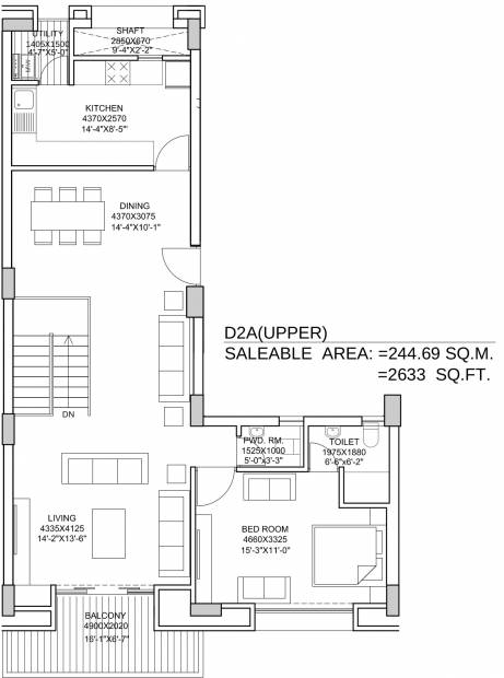 Suraj Infra Ventures Oranje Castle (3BHK+4T (2,633 sq ft) 2633 sq ft)