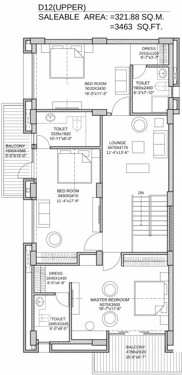 Suraj Infra Ventures Oranje Castle (4BHK+5T (3,463 sq ft) + Servant Room 3463 sq ft) Suraj Infra Ventures Oranje Castle (4BHK+5T (3,463 sq ft) + Servant Room 3463 sq ft)