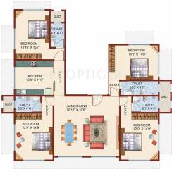 Raunak Ashirwad (4BHK+4T (1,500 sq ft) 1500 sq ft) Raunak Ashirwad (4BHK+4T (1,500 sq ft) 1500 sq ft)