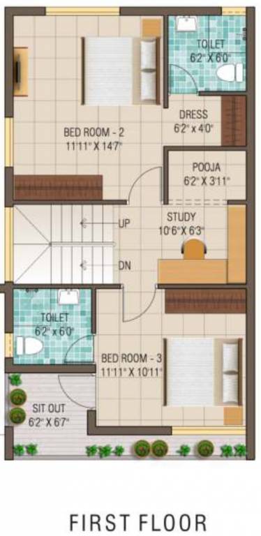  humming gardens Floor Plan First Floor Plan