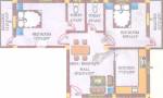 Tirupatiyar Royal Flats (2BHK+2T (864 sq ft) 864 sq ft)