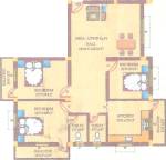 Tirupatiyar Royal Flats (3BHK+2T (1,279 sq ft) 1279 sq ft)