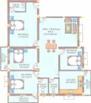 Tirupatiyar Royal Flats (4BHK+3T (1,582 sq ft) 1582 sq ft)