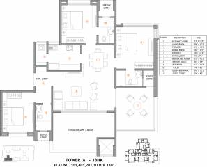 Supreme Belmac Residences (3BHK+3T (1,249 sq ft) 1249 sq ft) Supreme Belmac Residences (3BHK+3T (1,249 sq ft) 1249 sq ft)