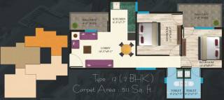 Maxworth Aashray (2BHK+2T (511 sq ft) 511 sq ft) Maxworth Aashray (2BHK+2T (511 sq ft) 511 sq ft)