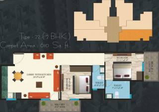 Maxworth Aashray (2BHK+2T (610 sq ft) 610 sq ft) Maxworth Aashray (2BHK+2T (610 sq ft) 610 sq ft)