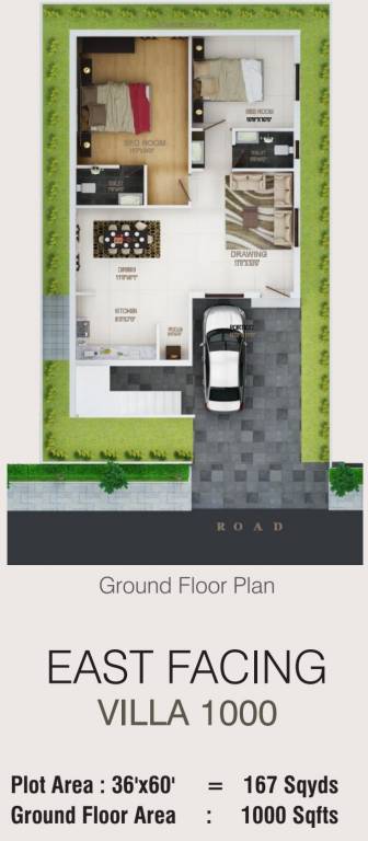 Sri Spanzilla (2BHK+2T (1,000 sq ft) 1000 sq ft)