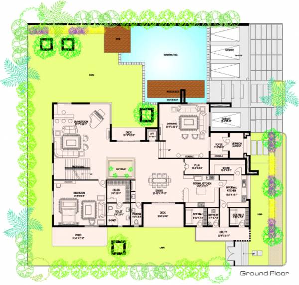 Amara Samudra (4BHK+5T (8,500 sq ft) + Servant Room 8500 sq ft)