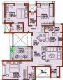 The Nest Prasad (3BHK+3T (1,497 sq ft) 1497 sq ft)