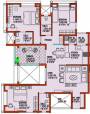 The Nest Prasad (3BHK+3T (1,601 sq ft) 1601 sq ft)