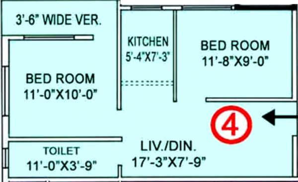 Chayanir Nirman Shyam Villa (2BHK+1T (643 sq ft) 643 sq ft)