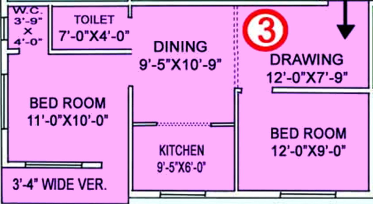 Chayanir Nirman Shyam Villa (2BHK+2T (745 sq ft) 745 sq ft)