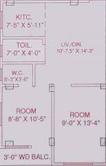 Basu And Dutta Jana Enclave (2BHK+2T (750 sq ft) 750 sq ft)