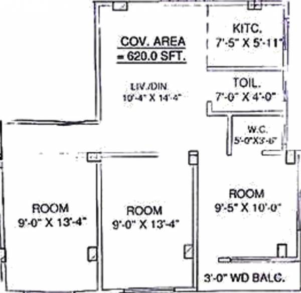 Basu And Dutta Jana Enclave (3BHK+2T (975 sq ft) 975 sq ft)