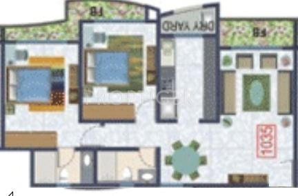 Ecohomes Eco Elegance (2BHK+2T (1,035 sq ft) 1035 sq ft)