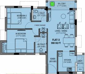 Rahul Flat Developers Sai Sangeeth (2BHK+2T (990 sq ft) 990 sq ft) Rahul Flat Developers Sai Sangeeth (2BHK+2T (990 sq ft) 990 sq ft)