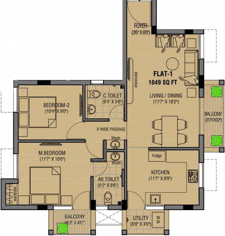 Rahul Flat Developers Sai Sangeeth (2BHK+2T (1,049 sq ft) 1049 sq ft) Rahul Flat Developers Sai Sangeeth (2BHK+2T (1,049 sq ft) 1049 sq ft)