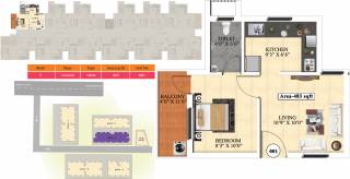 Vijay Raja Ideal Homes (1BHK+1T (483 sq ft) 483 sq ft)