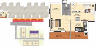 Vijay Raja Ideal Homes (1BHK+1T (606 sq ft) 606 sq ft)
