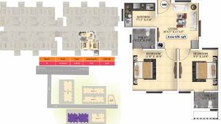 Vijay Raja Ideal Homes (2BHK+2T (636 sq ft) 636 sq ft)