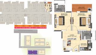 Vijay Raja Ideal Homes (2BHK+2T (671 sq ft) 671 sq ft) Vijay Raja Ideal Homes (2BHK+2T (671 sq ft) 671 sq ft)