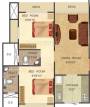 Neev Bellevue (2BHK+2T (930 sq ft) 930 sq ft)