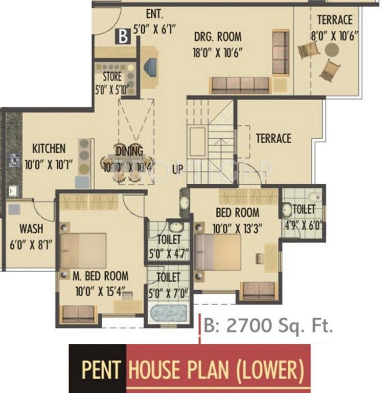 Satyam Satatya Heights (3BHK+4T (2,700 sq ft) 2700 sq ft)
