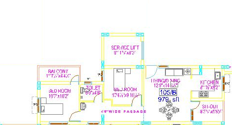 Saket Pranamam (2BHK+1T (979 sq ft) 979 sq ft) Saket Pranamam (2BHK+1T (979 sq ft) 979 sq ft)