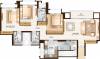 Hiranandani Preston (3BHK+3T (1,131 sq ft) 1131 sq ft)